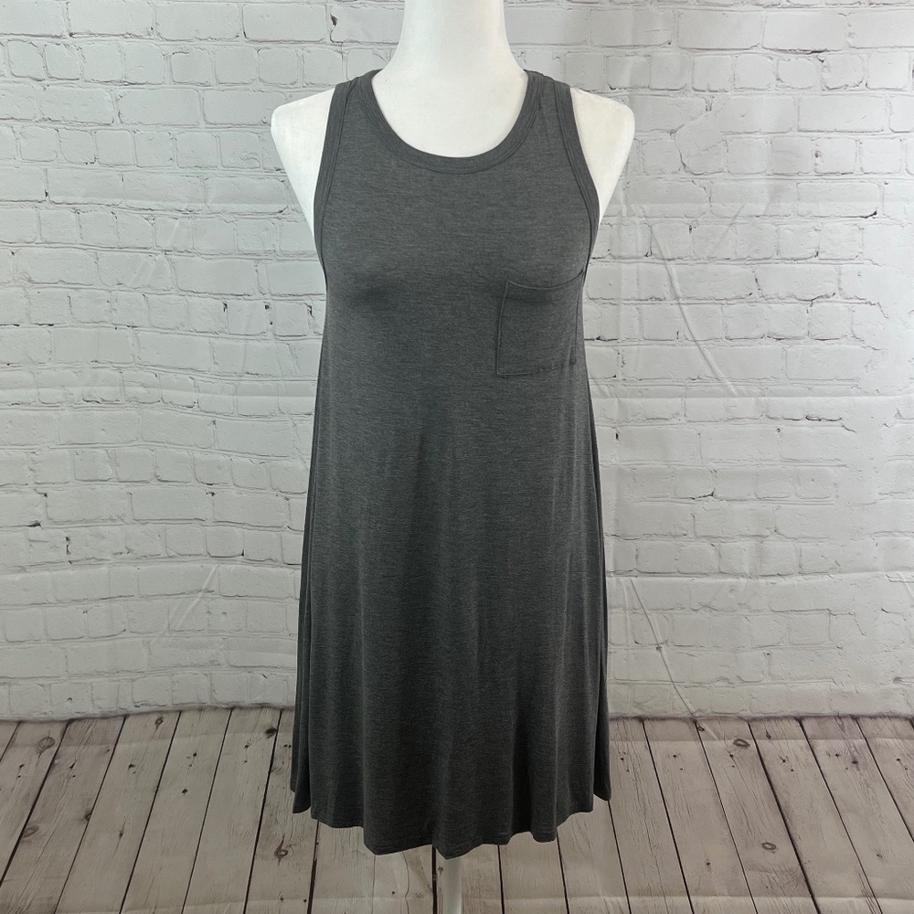 Good Luck Gem - Gray Lightweight Sleeveless Dress (S)